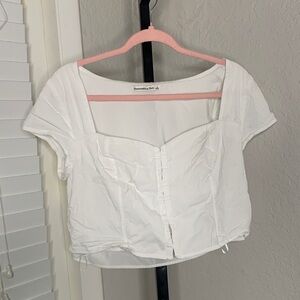 Abercrombie and finch cotton blend top